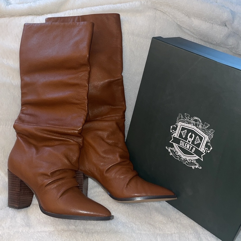 Anthropologie SILENT D INTERNAL Boot in Cognac - Picture 7 of 16